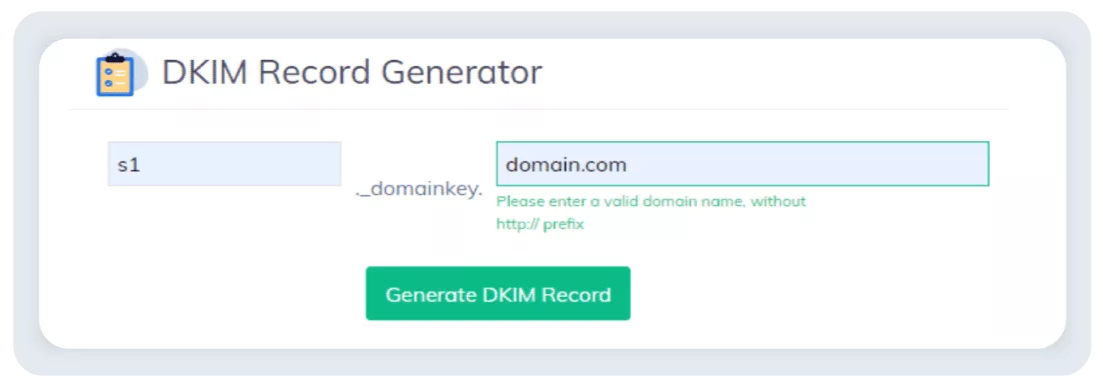 DKIMレコードジェネレータ