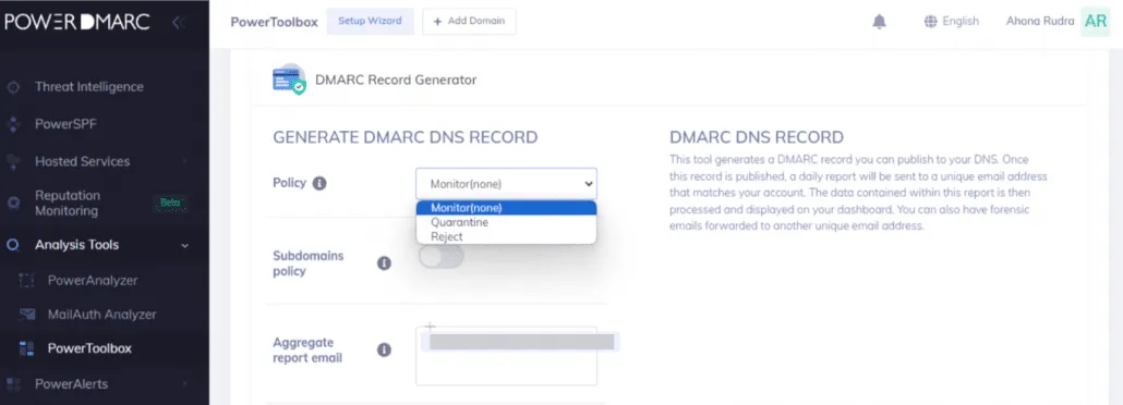 DMARCポリシーの展開