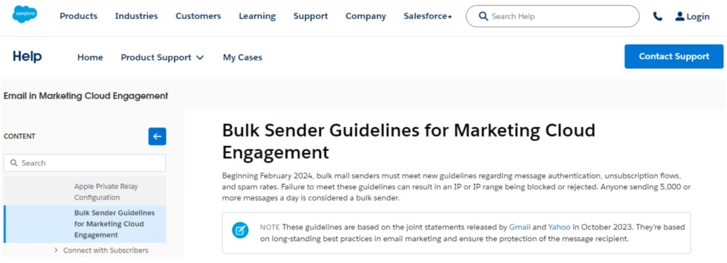 SalesforceユーザのためのEメール認証